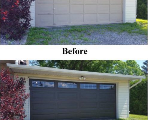 before n after 1 garage door repair