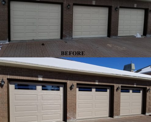 manotick doors before after ottawa garage door systems