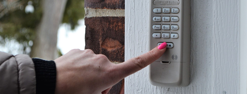 garage door keypad